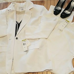 Jones New York 3 piece white suit